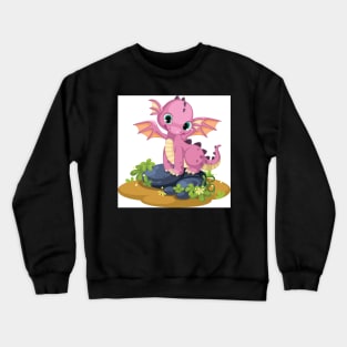 kids dino fun Crewneck Sweatshirt